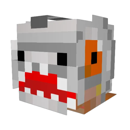 parana321 Minecraft avatar head, 3D render
