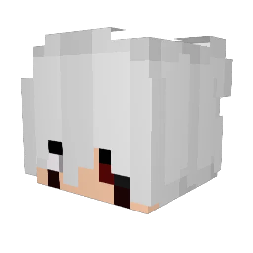 parano1agent Minecraft avatar head, 3D render