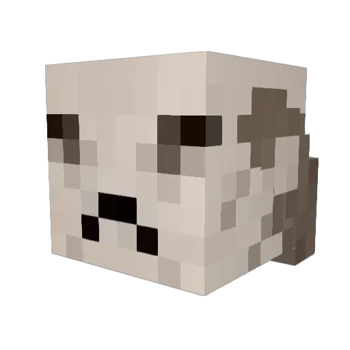 paranoidmonkey7 Minecraft avatar head, 3D render