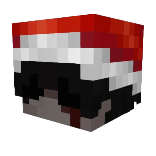 parash0k Minecraft avatar head, 3D render