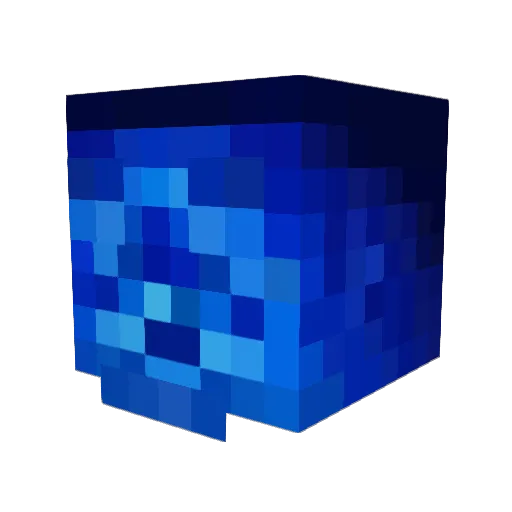 paraworks_ Minecraft avatar head, 3D render