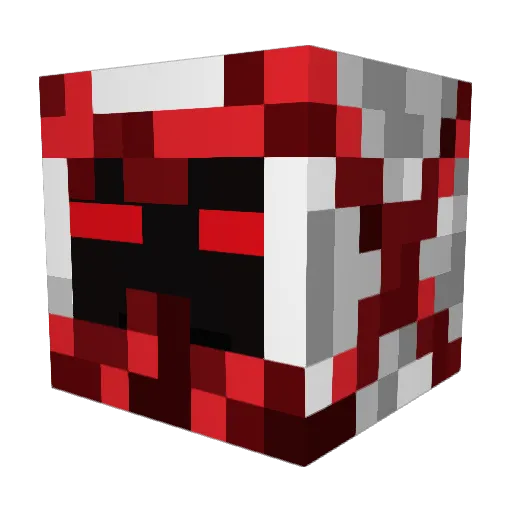 paraxenos Minecraft avatar head, 3D render