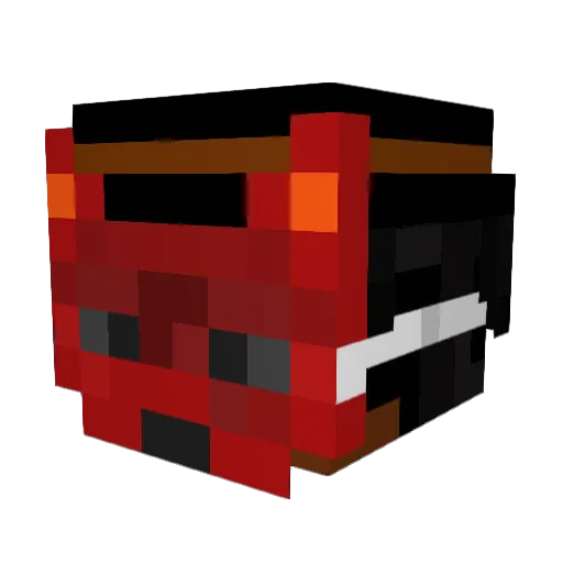 parching_puma Minecraft avatar head, 3D render