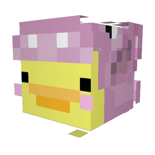 parcyvale101 Minecraft avatar head, 3D render