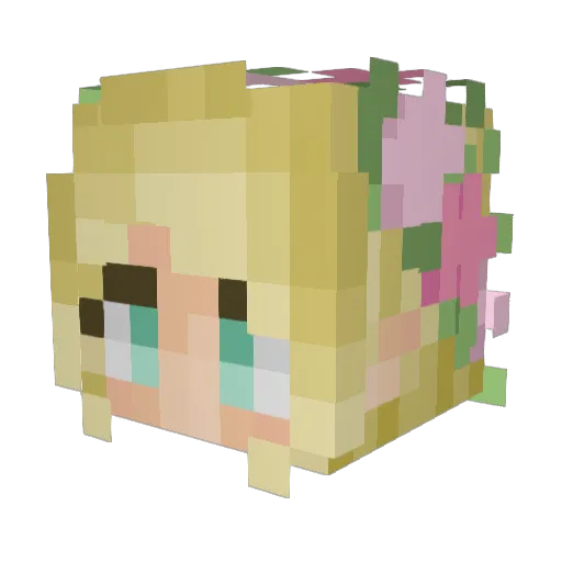 paris997 Minecraft avatar head, 3D render