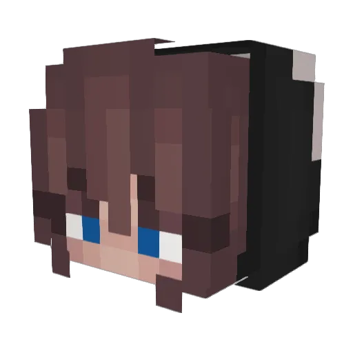 parkalo_ Minecraft avatar head, 3D render