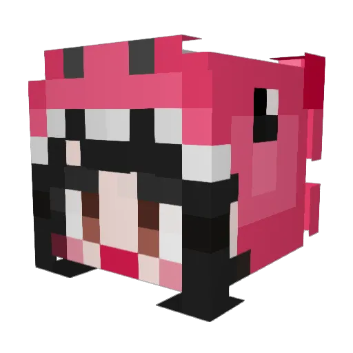 parkari01 Minecraft avatar head, 3D render