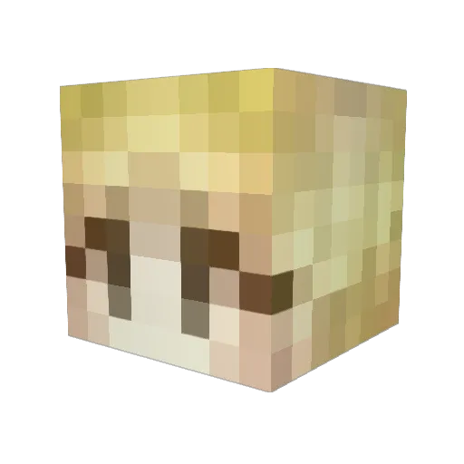 parkchun714 Minecraft avatar head, 3D render