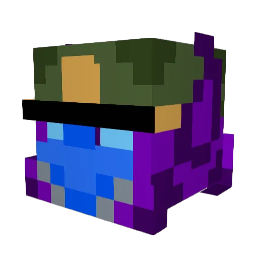 parkendor Minecraft avatar head, 3D render