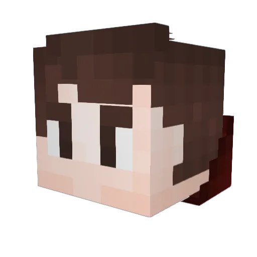 parker926 Minecraft avatar head, 3D render