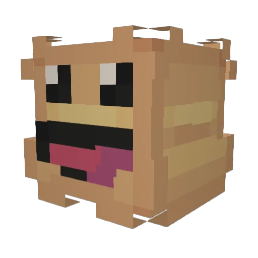 parkergamer123 Minecraft avatar head, 3D render