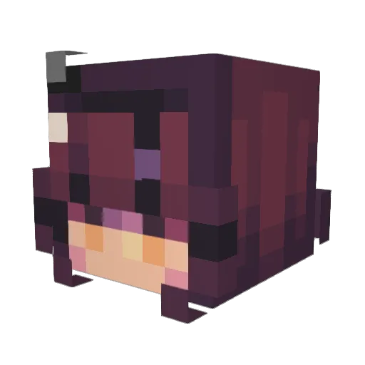 parkerlreed Minecraft avatar head, 3D render