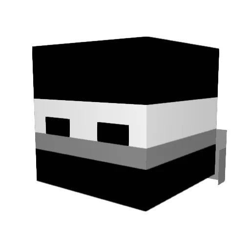 parkermcsr Minecraft avatar head, 3D render