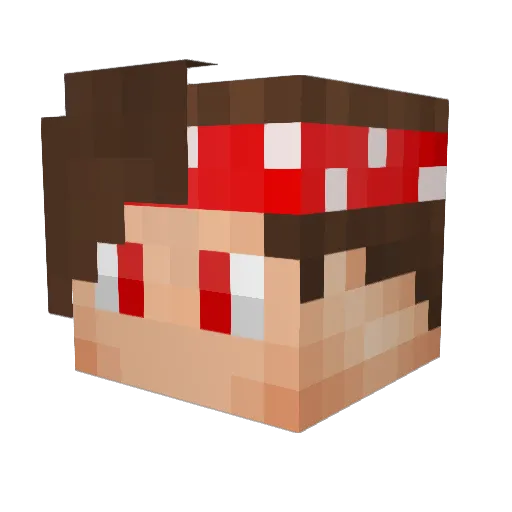 parkinsonliam Minecraft avatar head, 3D render
