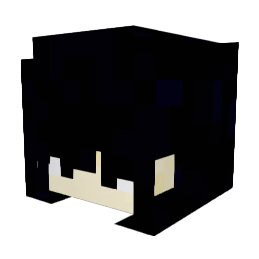 parknabo Minecraft avatar head, 3D render