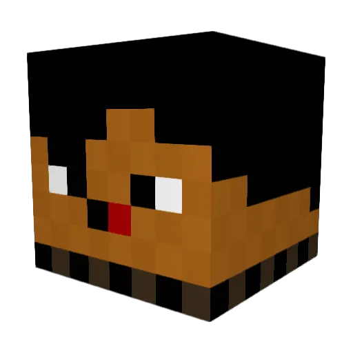 parlangas13 Minecraft avatar head, 3D render