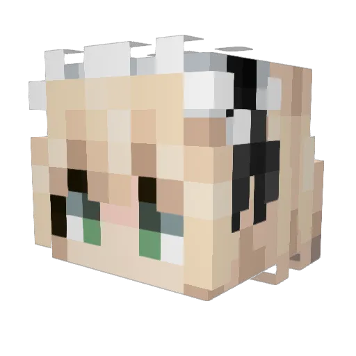parlapodefez Minecraft avatar head, 3D render