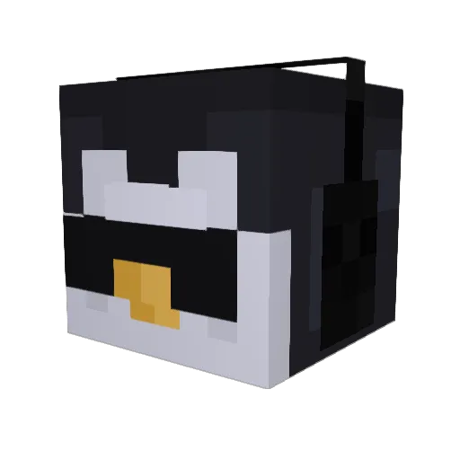 parlinton Minecraft avatar head, 3D render