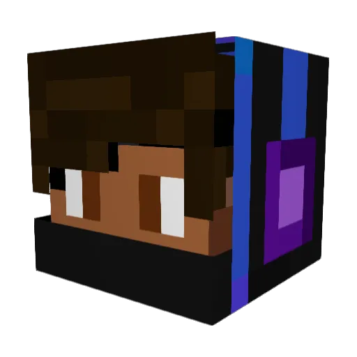 parmesan_chees Minecraft avatar head, 3D render