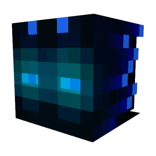 parnmkie Minecraft avatar head, 3D render