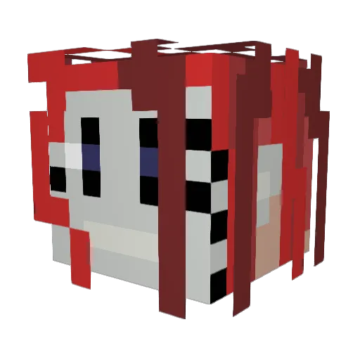 parrot157 Minecraft avatar head, 3D render