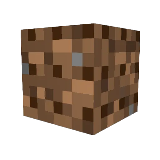 partewastaken Minecraft avatar head, 3D render