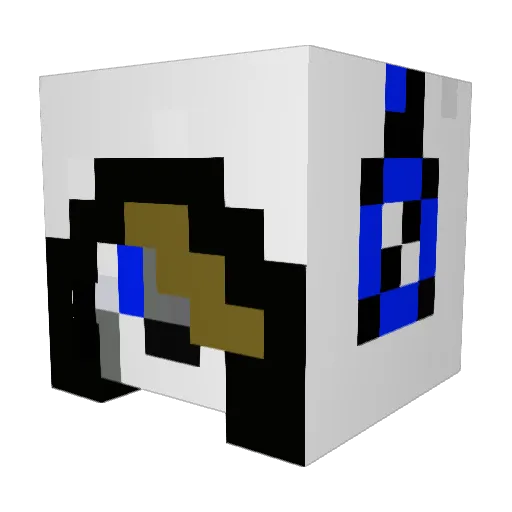partydancer18 Minecraft avatar head, 3D render