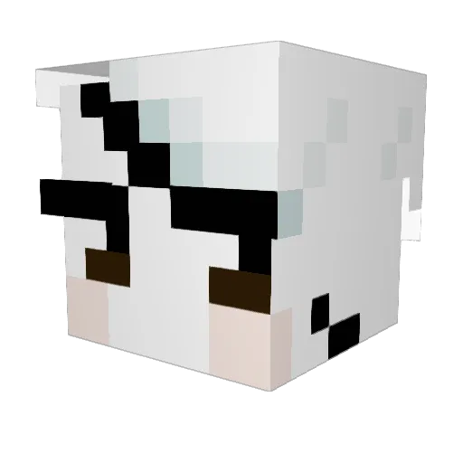 partystarrr Minecraft avatar head, 3D render