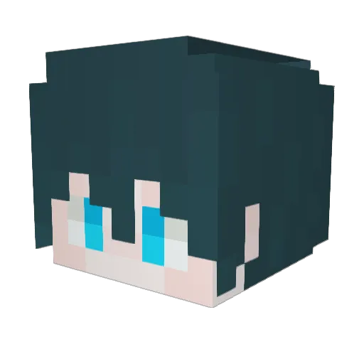 paruk1 Minecraft avatar head, 3D render