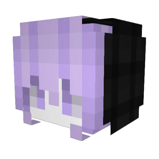 parutyi Minecraft avatar head, 3D render