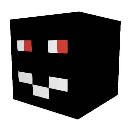 parysss Minecraft avatar head, 3D render