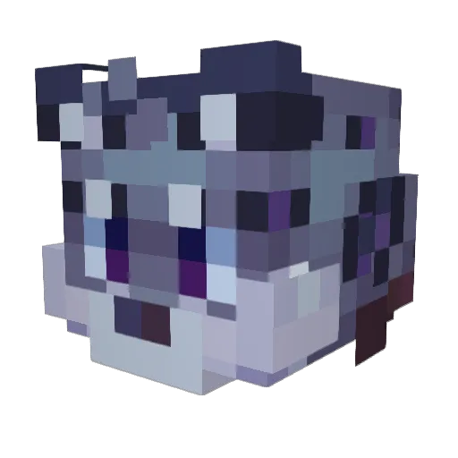 parzval01 Minecraft avatar head, 3D render