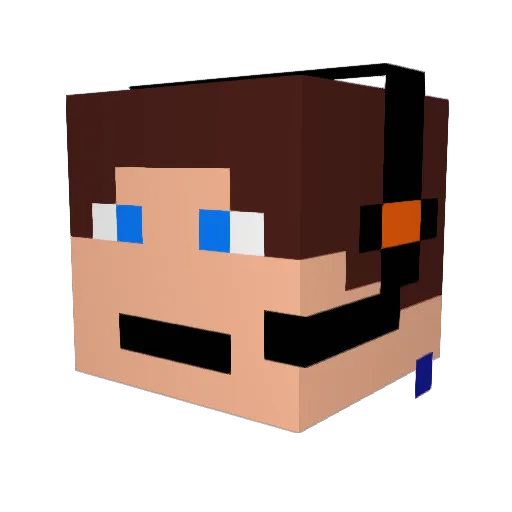 pasci2303 Minecraft avatar head, 3D render