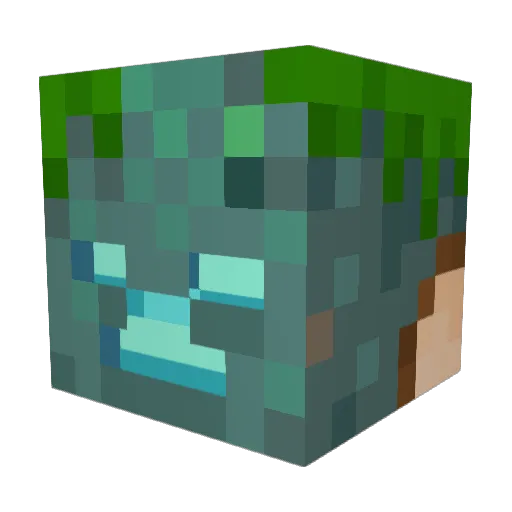 pascu23 Minecraft avatar head, 3D render