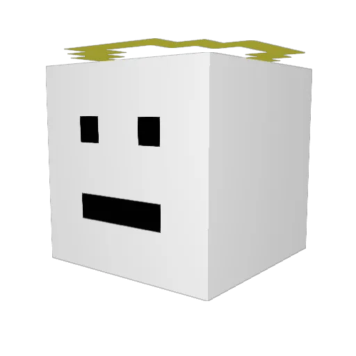 paseri1180 Minecraft avatar head, 3D render