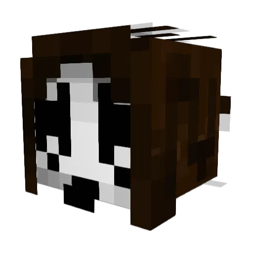 pasiutlige Minecraft avatar head, 3D render