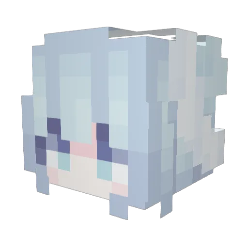 pasnickaaco Minecraft avatar head, 3D render