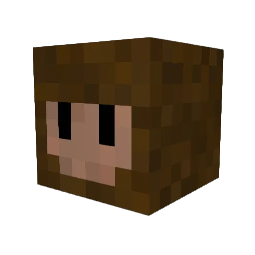 pasquatch09 Minecraft avatar head, 3D render