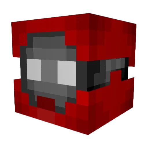 passinq Minecraft avatar head, 3D render