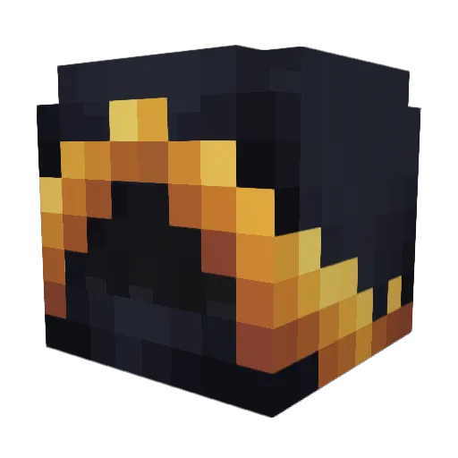 passive_fart Minecraft avatar head, 3D render