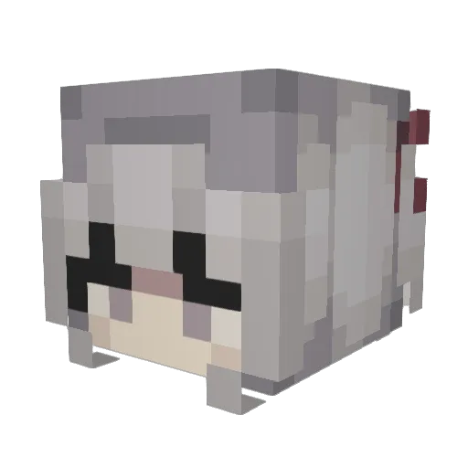 pastaawithsauce Minecraft avatar head, 3D render
