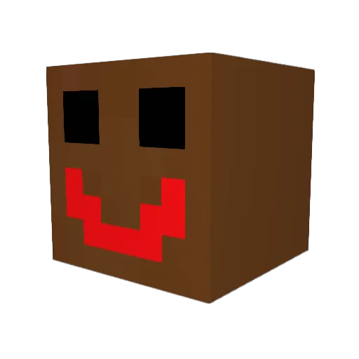 pastaman2000 Minecraft avatar head, 3D render