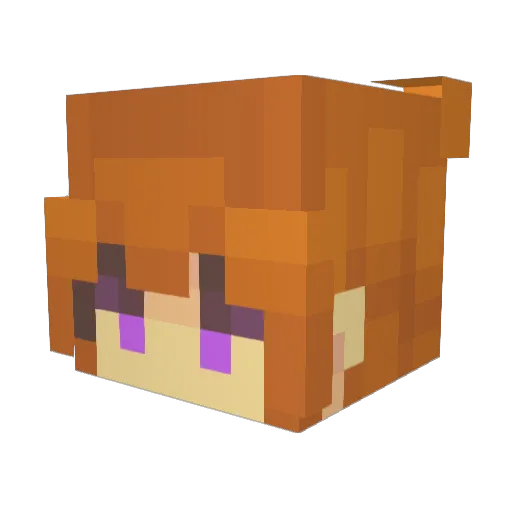 pastapot421 Minecraft avatar head, 3D render