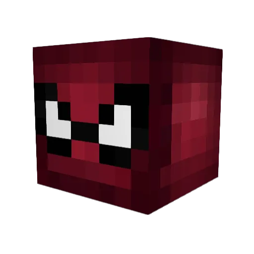 pat1716675 Minecraft avatar head, 3D render