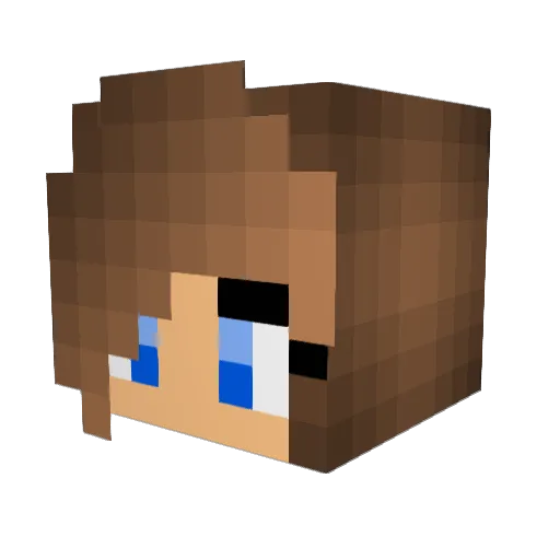 pat190 Minecraft avatar head, 3D render