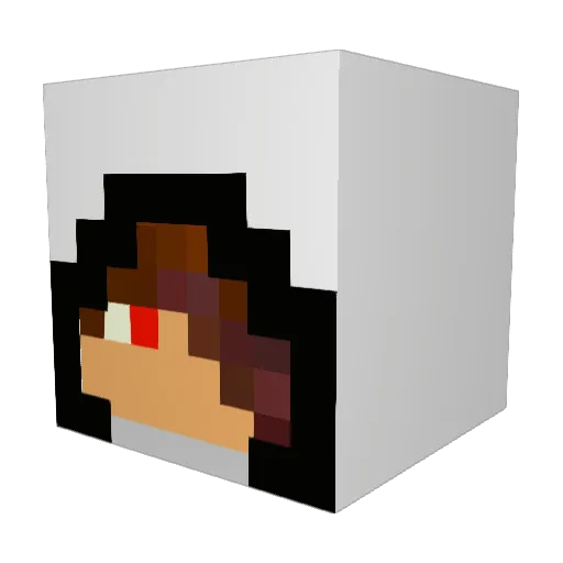 pat9287 Minecraft avatar head, 3D render