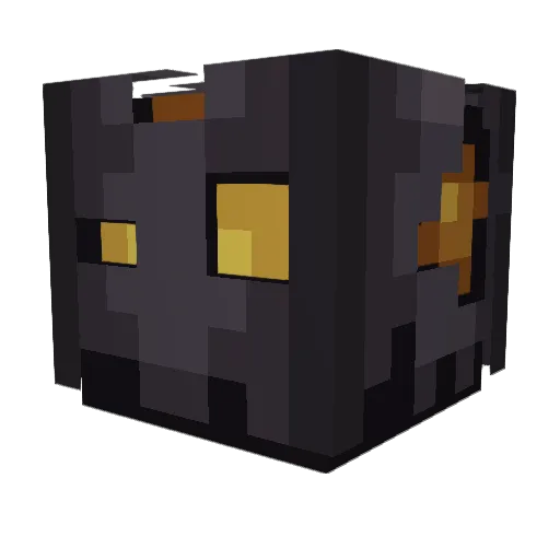 patST Minecraft avatar head, 3D render
