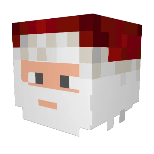 patavrel Minecraft avatar head, 3D render
