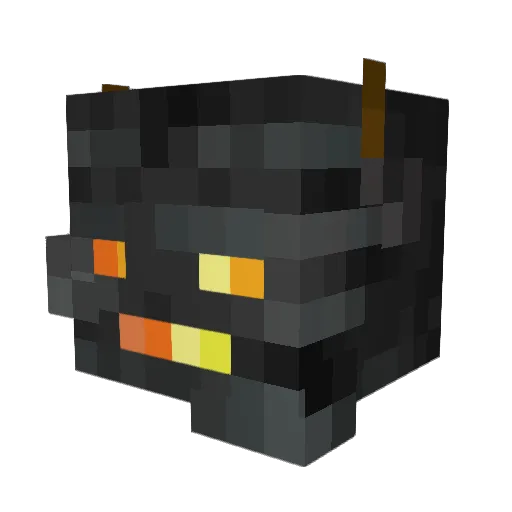 patawako_ Minecraft avatar head, 3D render