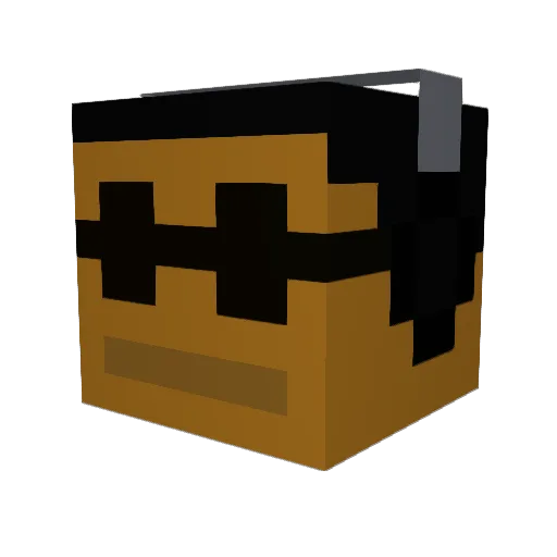 patc1995 Minecraft avatar head, 3D render